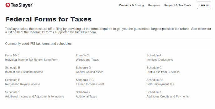 TaxSlayer tax software